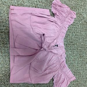 Pink crop top